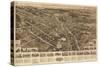 Goshen, New York - Panoramic Map-Lantern Press-Stretched Canvas