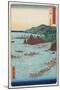 Goshiki(Five-Color) Beach, Awaji Province, September 1855-Utagawa Hiroshige-Mounted Giclee Print