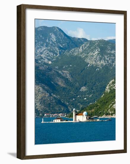 Gospa Od Skrpjela (Our Lady of the Rock) Island, Bay of Kotor, UNESCO World Heritage Site, Monteneg-Emanuele Ciccomartino-Framed Photographic Print