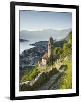 Gospa Od Zdravlja Church, Kotor, Kotor Bay, Montenegro-Walter Bibikow-Framed Photographic Print