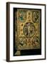 Gospel Cover, Gold with Repousse and Enamel Decoration, Set with Jewels, Russian, 12th Century-null-Framed Giclee Print