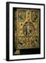 Gospel Cover, Gold with Repousse and Enamel Decoration, Set with Jewels, Russian, 12th Century-null-Framed Giclee Print