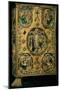 Gospel Cover, Gold with Repousse and Enamel Decoration, Set with Jewels, Russian, 12th Century-null-Mounted Giclee Print