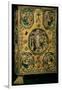 Gospel Cover, Gold with Repousse and Enamel Decoration, Set with Jewels, Russian, 12th Century-null-Framed Giclee Print