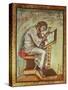 Gospel of Ebbo, France, 9th, Saint Matthew, Evangelist-null-Stretched Canvas