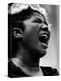 Gospel Singer Mahalia Jackson Singing at 'Prayer Pilgrimage for Freedom'-Paul Schutzer-Stretched Canvas