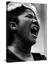 Gospel Singer Mahalia Jackson Singing at 'Prayer Pilgrimage for Freedom'-Paul Schutzer-Stretched Canvas