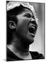Gospel Singer Mahalia Jackson Singing at 'Prayer Pilgrimage for Freedom'-Paul Schutzer-Mounted Premium Photographic Print