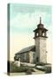 Gosport Church, Isle of Shoals, New Hampshire-null-Stretched Canvas