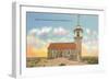 Gosport Church, Isle of Shoals, Portsmouth, New Hampshire-null-Framed Art Print