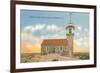 Gosport Church, Isle of Shoals, Portsmouth, New Hampshire-null-Framed Art Print