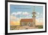 Gosport Church, Isle of Shoals, Portsmouth, New Hampshire-null-Framed Art Print
