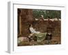 Gossip, C. 1885-John William Waterhouse-Framed Premium Giclee Print