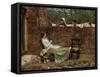 Gossip, C. 1885-John William Waterhouse-Framed Stretched Canvas