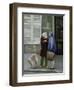 Gossip, Ile St. Louis-Caroline Jennings-Framed Giclee Print