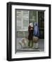 Gossip, Ile St. Louis-Caroline Jennings-Framed Giclee Print