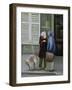 Gossip, Ile St. Louis-Caroline Jennings-Framed Giclee Print