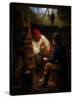 Gossip in the Hold, C1843-C1886-John Morgan-Stretched Canvas