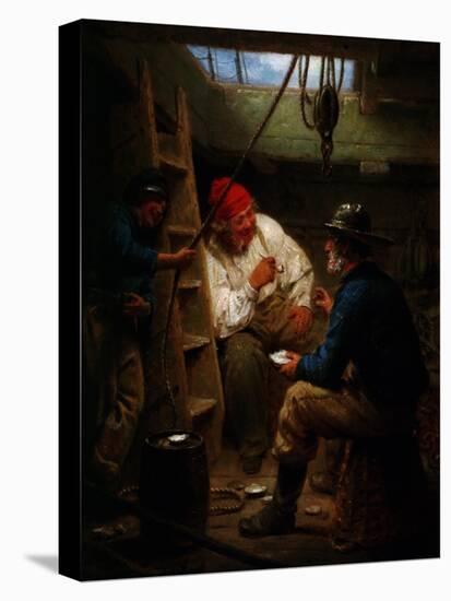 Gossip in the Hold, C1843-C1886-John Morgan-Stretched Canvas