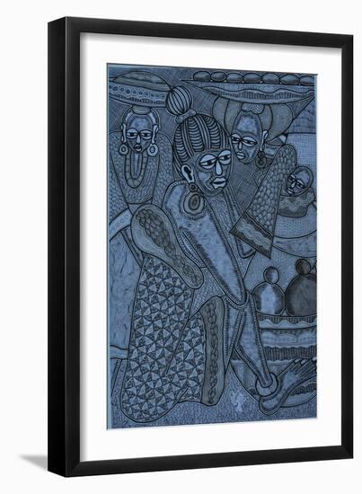 gossip-Muktair Oladoja-Framed Giclee Print