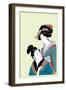 Gossip-null-Framed Art Print