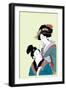 Gossip-null-Framed Art Print