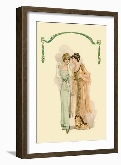 Gossiping at the Party-null-Framed Art Print