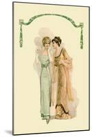 Gossiping at the Party-null-Mounted Art Print