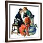 "Gossiping,"December 5, 1931-John LaGatta-Framed Giclee Print