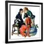 "Gossiping,"December 5, 1931-John LaGatta-Framed Giclee Print