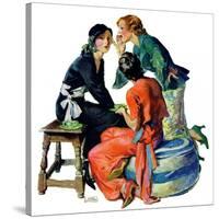 "Gossiping,"December 5, 1931-John LaGatta-Stretched Canvas