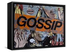Gossiping-Dan Monteavaro-Framed Stretched Canvas