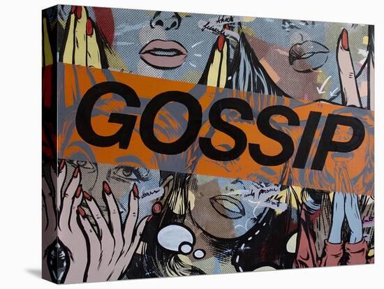 Gossiping-Dan Monteavaro-Stretched Canvas