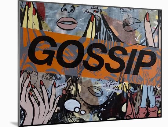 Gossiping-Dan Monteavaro-Mounted Giclee Print