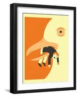 Got Him-Jazzberry Blue-Framed Art Print