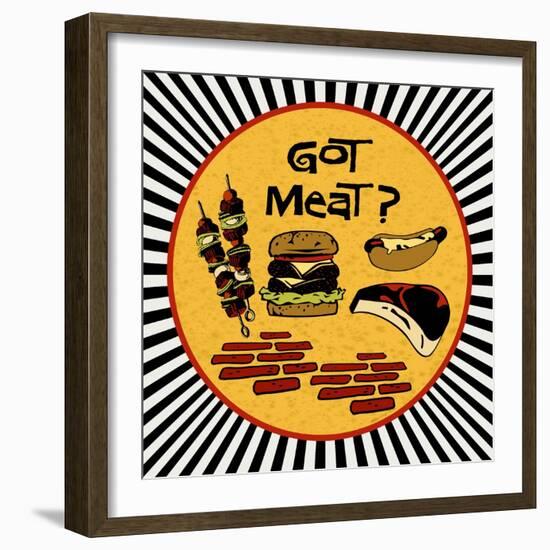 Got Meat-Kate Ward Thacker-Framed Giclee Print