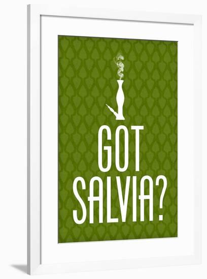 Got Salvia? Green Smoking Poster Print-null-Framed Poster