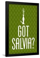 Got Salvia? Green Smoking Poster Print-null-Framed Poster