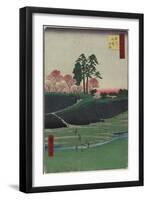 Gotenyama Hill, Shinagawa, April 1856-Utagawa Hiroshige-Framed Giclee Print