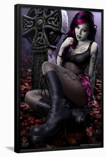 Goth Girl-Tom Wood-Framed Poster