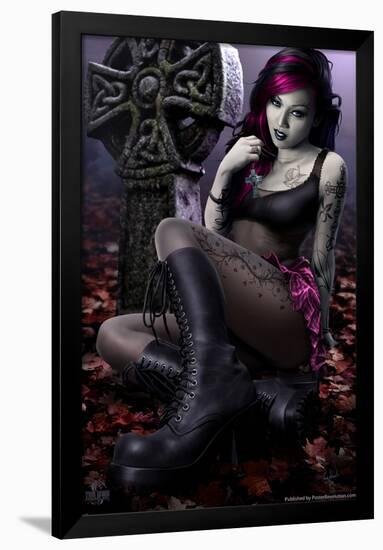 Goth Girl-Tom Wood-Framed Poster