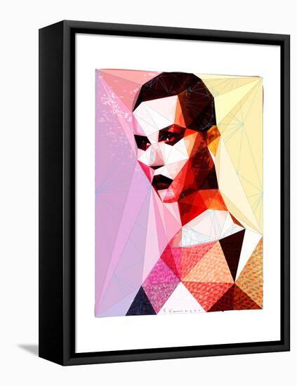 Goth Girl-Enrico Varrasso-Framed Stretched Canvas