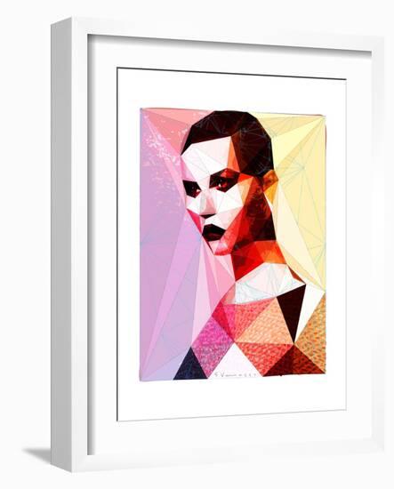 Goth Girl-Enrico Varrasso-Framed Art Print