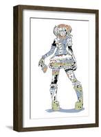 Goth Lolita-HR-FM-Framed Art Print