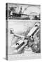 Gotha Giant Biplane, WW1 Diagram-S.W. Clatworthy-Stretched Canvas