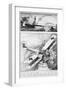 Gotha Giant Biplane, WW1 Diagram-S.W. Clatworthy-Framed Art Print