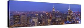 Gotham City Pano-Moises Levy-Stretched Canvas