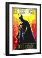 Gothams Guardian-Cristian Mielu-Framed Art Print