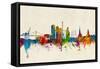 Gothenburg Sweden Skyline-Michael Tompsett-Framed Stretched Canvas