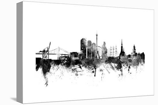 Gothenburg Sweden Skyline-Michael Tompsett-Stretched Canvas